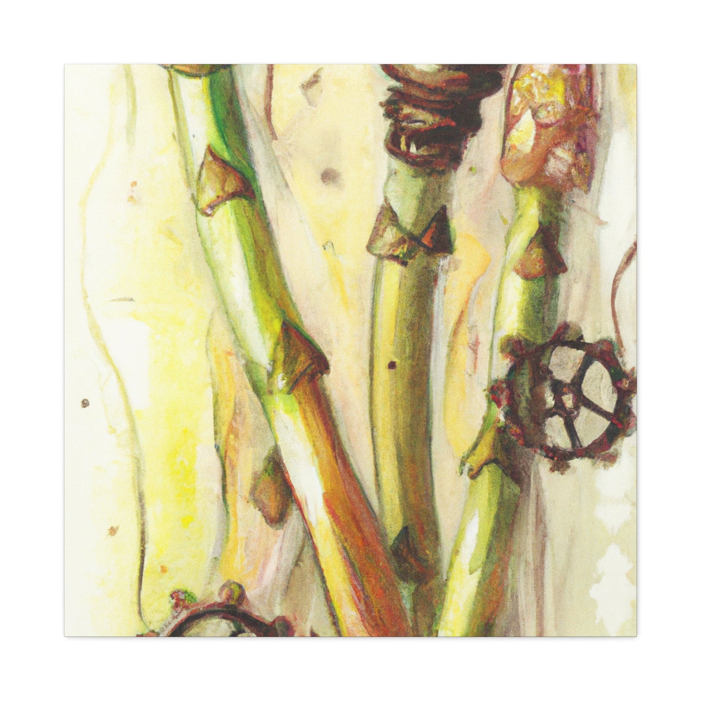 Asparagus Steampunk Dream - Canvas