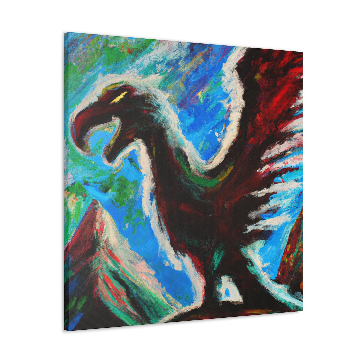 "Condor in Flight Below" - Canvas