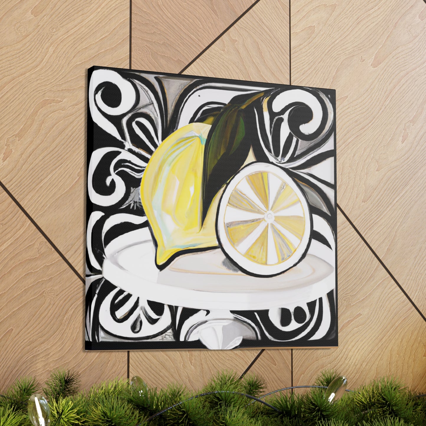 Lemon Floating Eden - Canvas