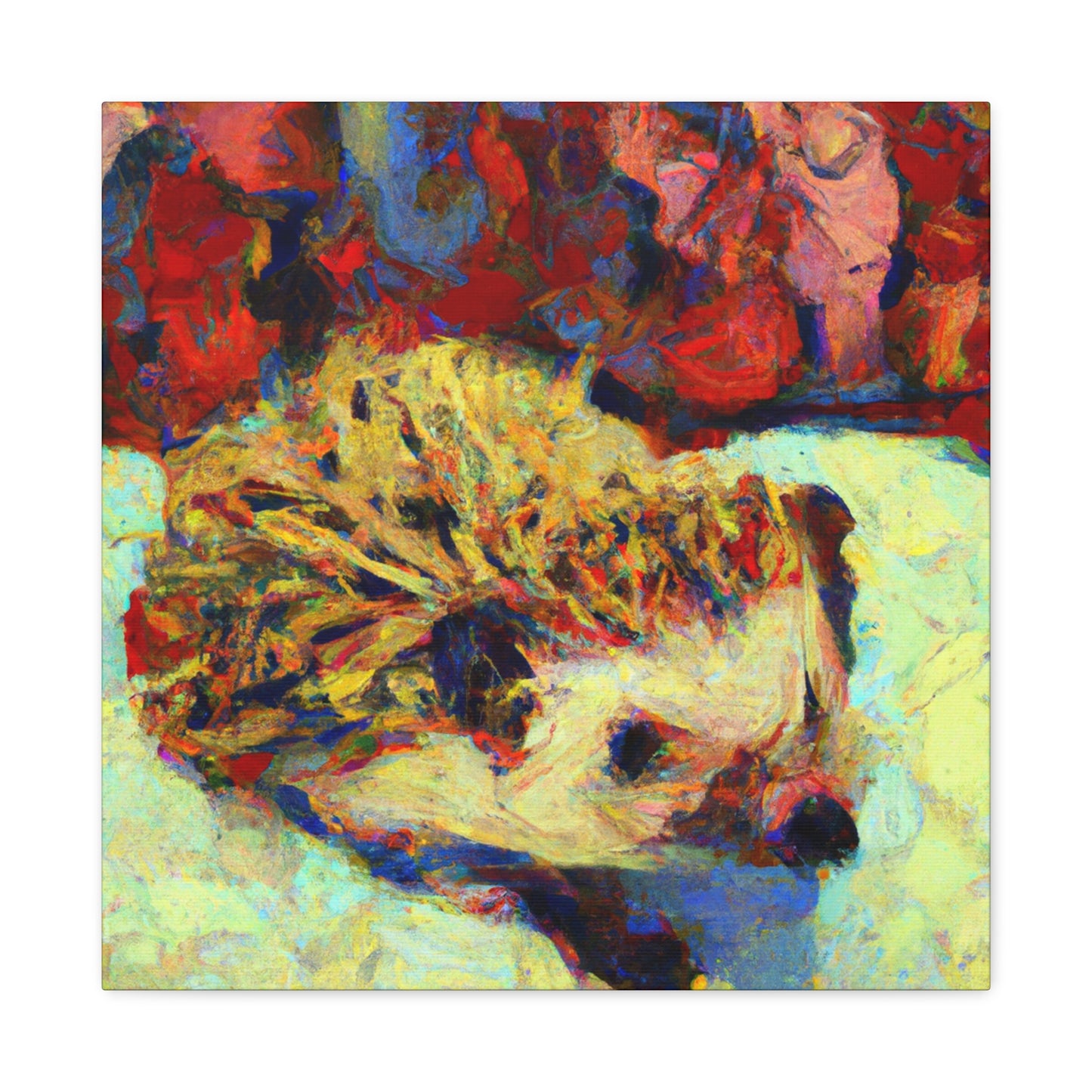 "Hedgehog in Impressionism" - Canvas