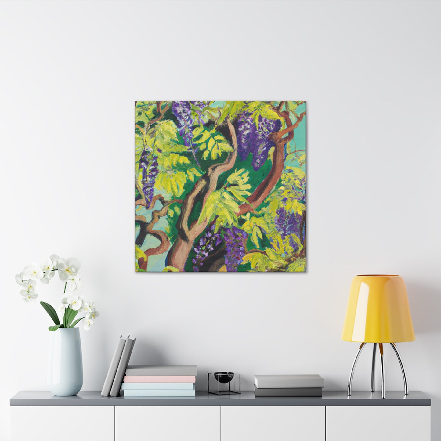 "Wisteria In Bloom" - Canvas