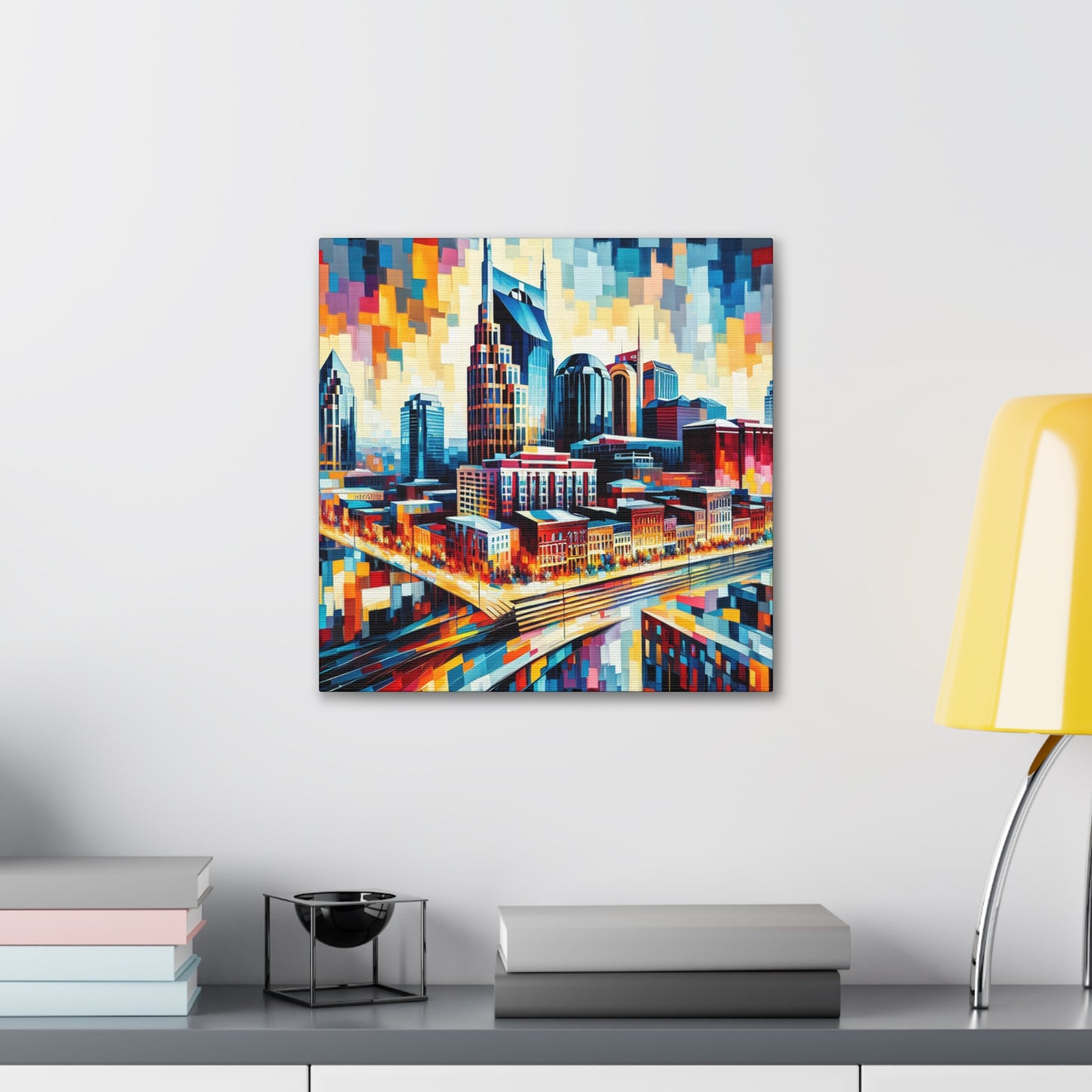 "Vibrant Nashville Melodies" - Canvas