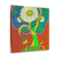 Daisy in Art Nouveau - Canvas