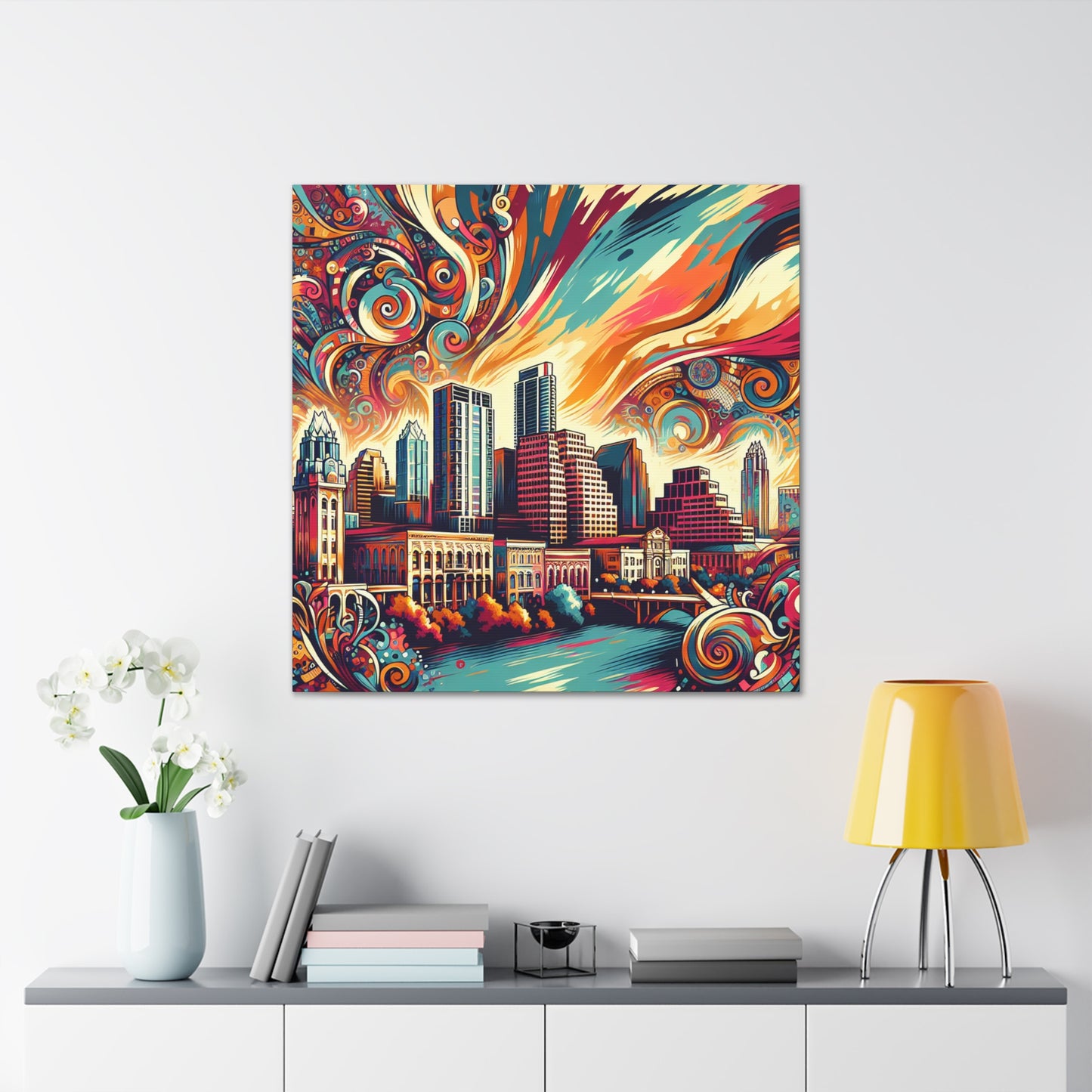 "Colorful Austin Landscapes" - Canvas