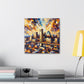 "Abstract Charm City Reflection" - Canvas