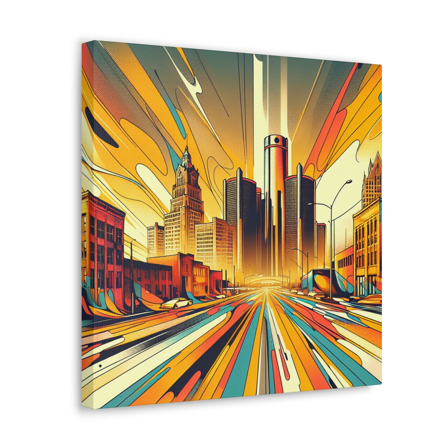 "Motor City Dreamscape" - Canvas