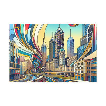 "Enchanting Indianapolis Echo" - Canvas