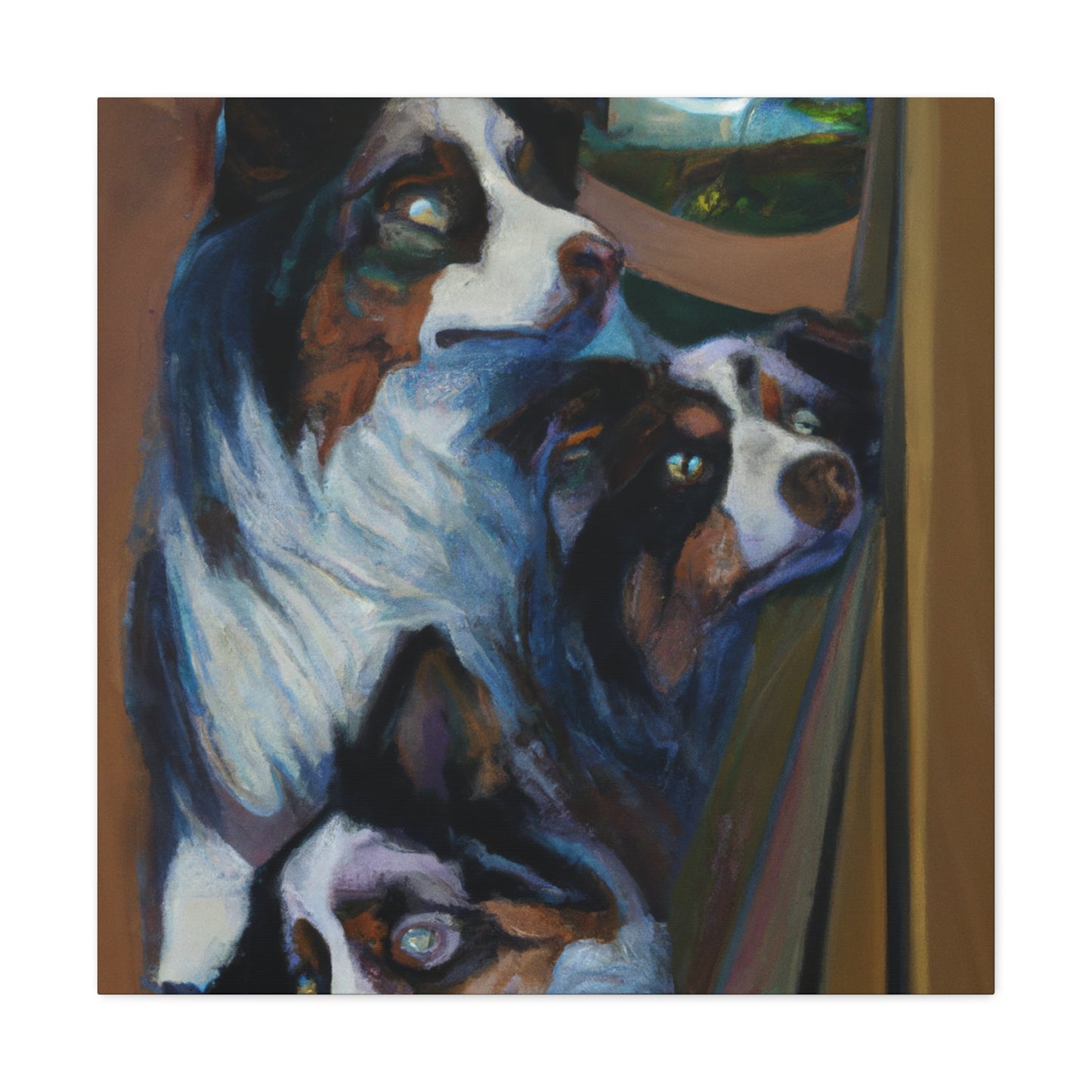 Aussie Dog Illusionists - Canvas