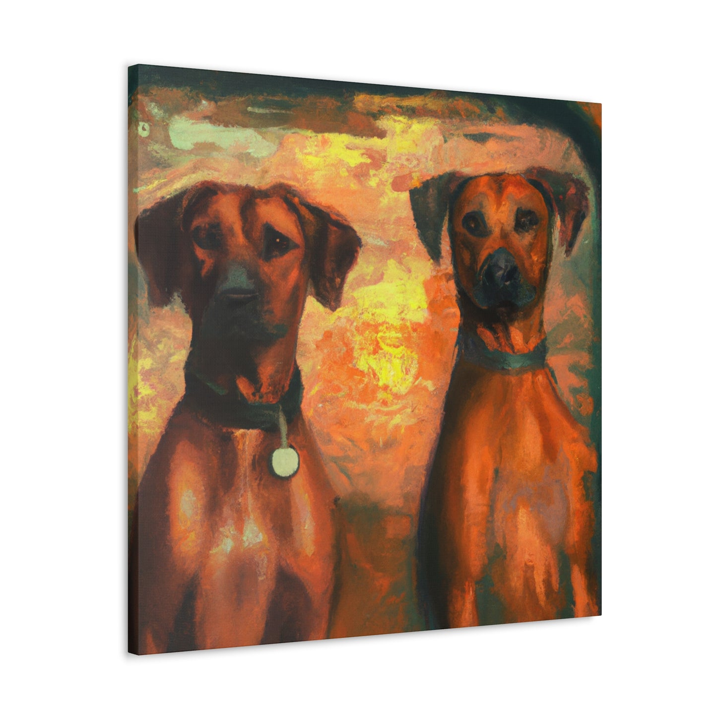 "Ridgeback in Surrealism" - Canvas