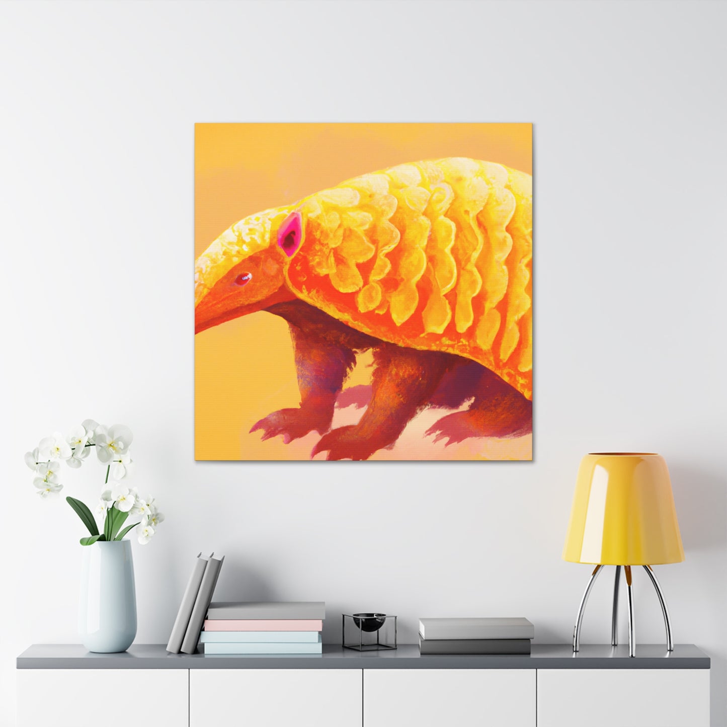 "Protective Pangolin Spirit" - Canvas