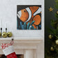 "Funny Clownfish Artwork." - Canvas