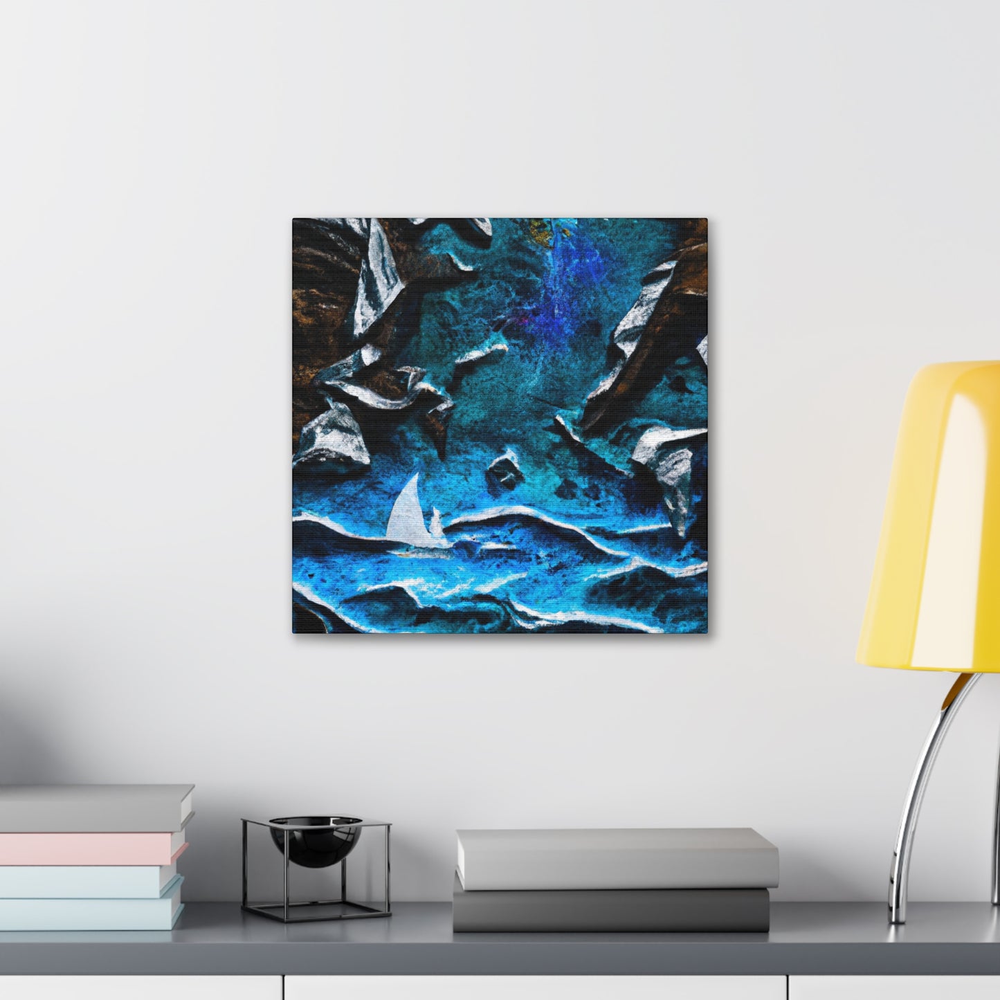 Surfers on Sea Foam - Canvas