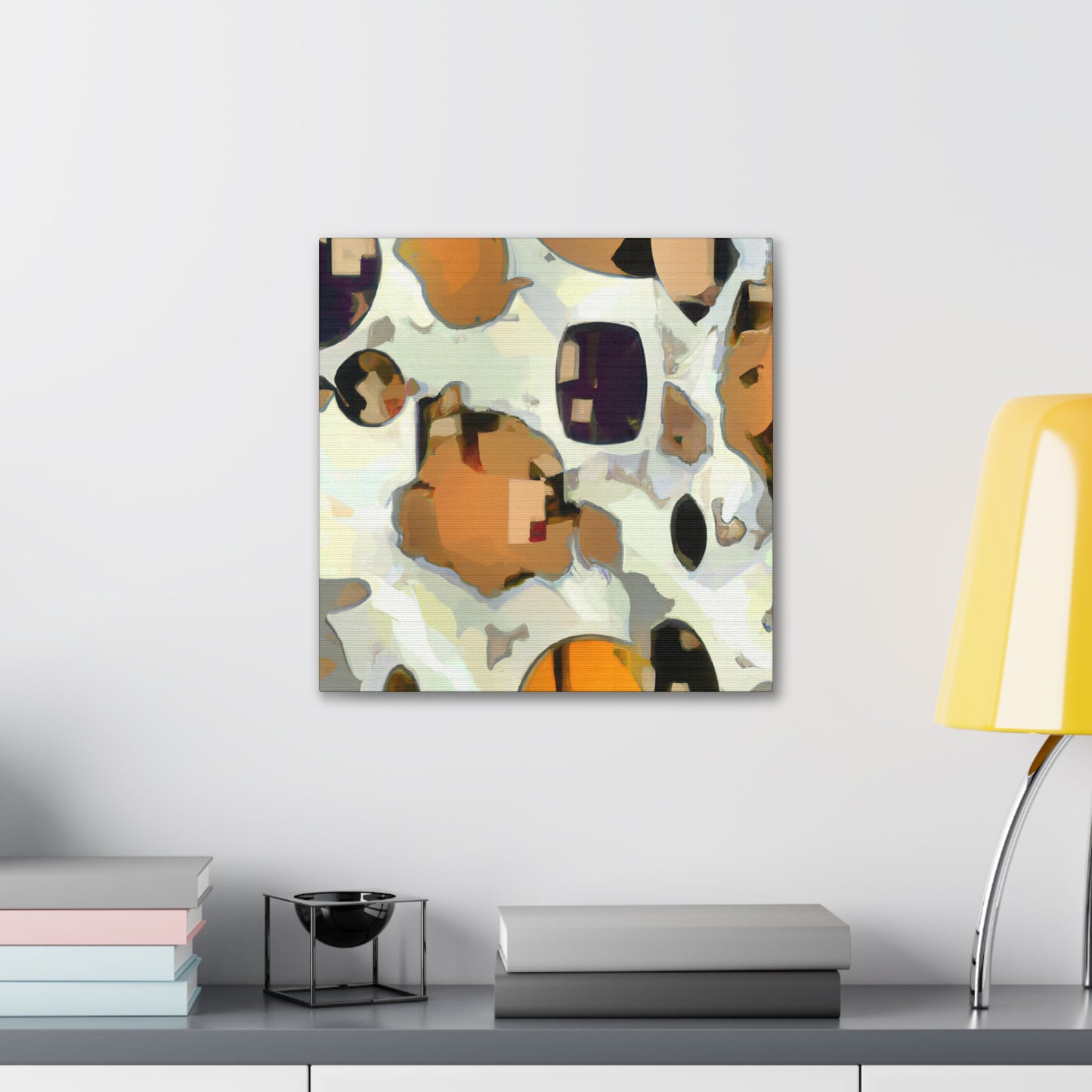 "Teacups in Reflection" - Canvas