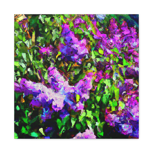 Lilac Utopia Painting - Canvas