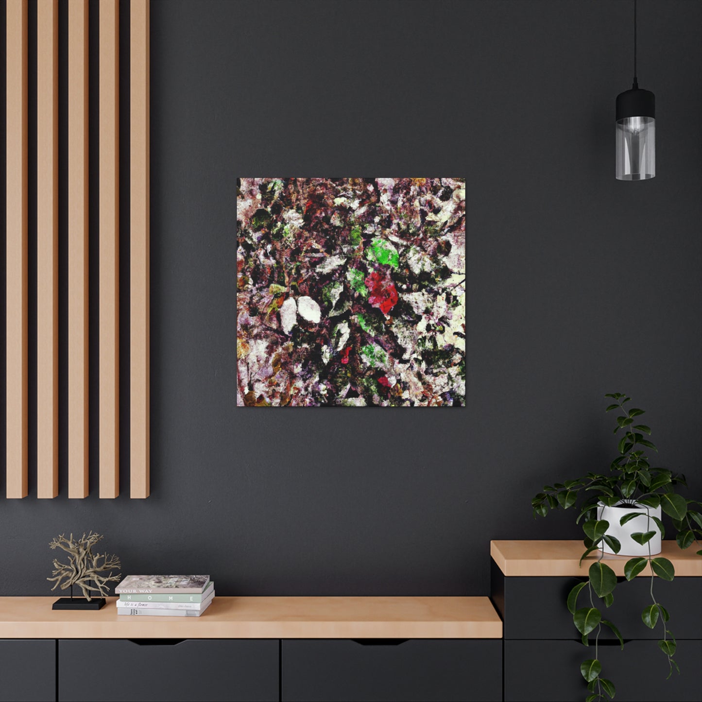 Rose in Abstraction - Canvas