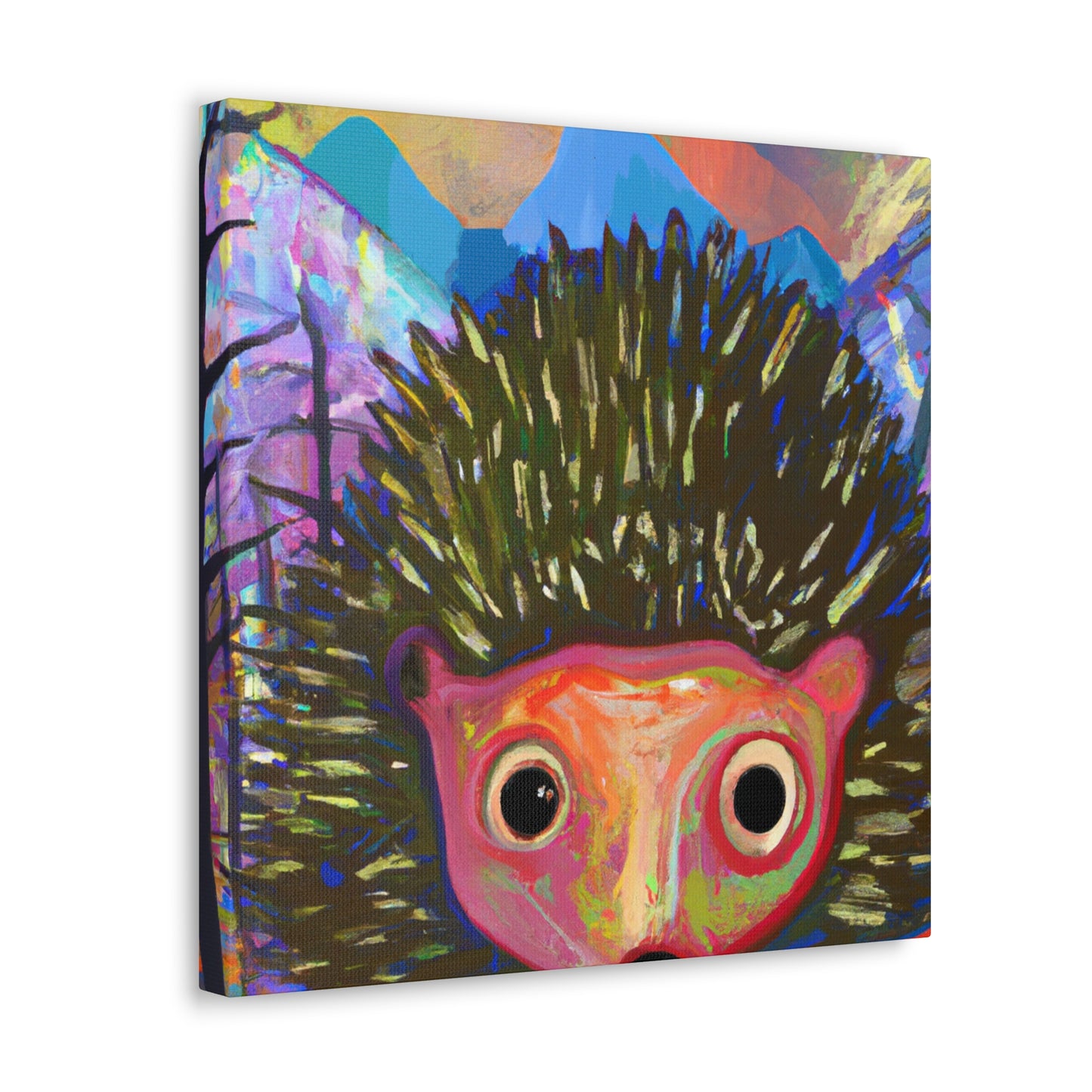 "Hedgehog in Abstraction" - Canvas