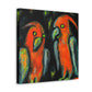 Pionus in Expressionism - Canvas