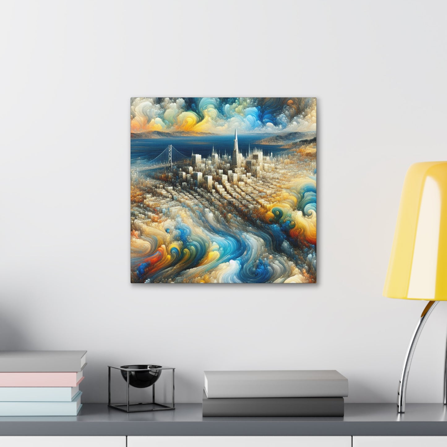 "Eclectic Urban Serenity" - Canvas