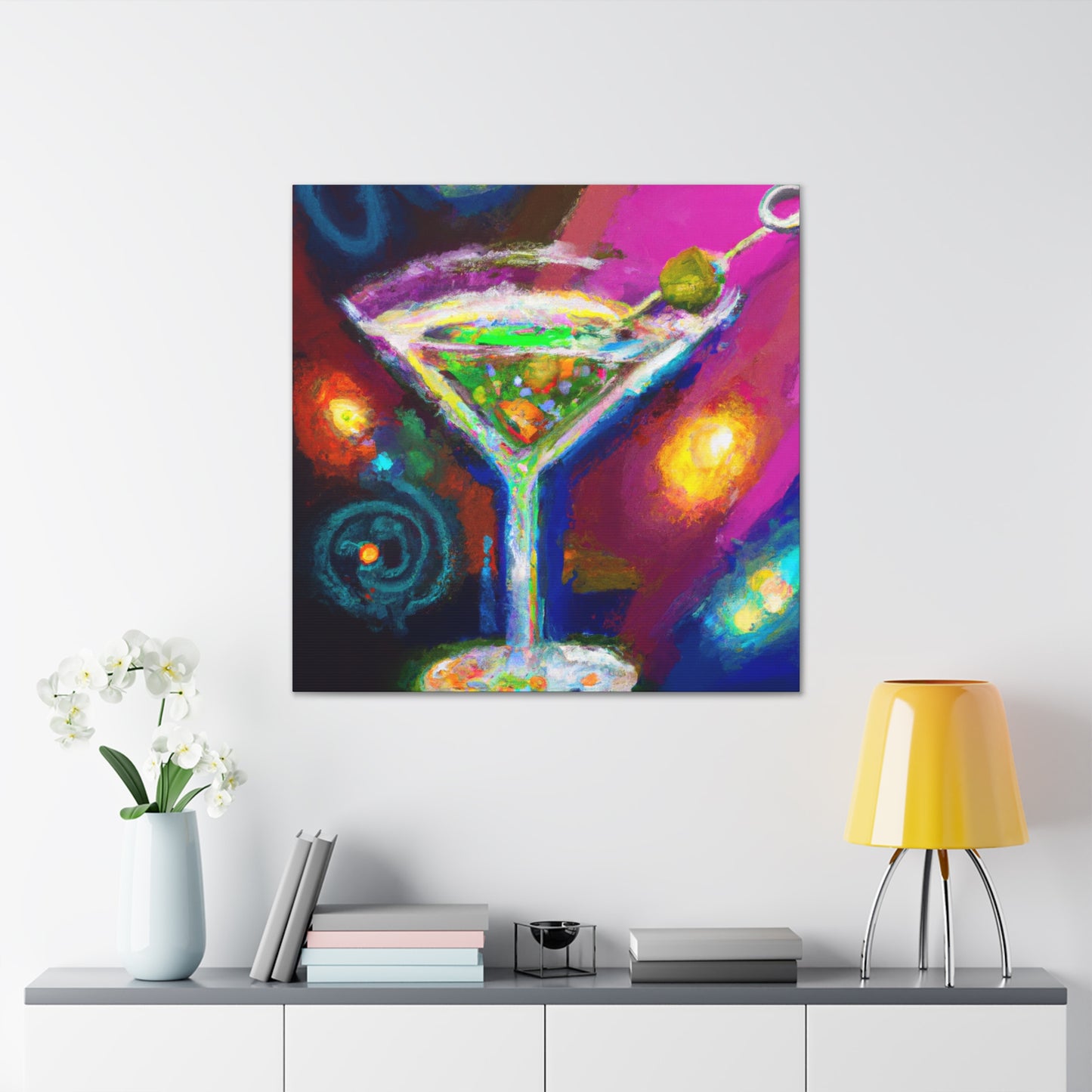 Martini-Themed Baroque - Canvas