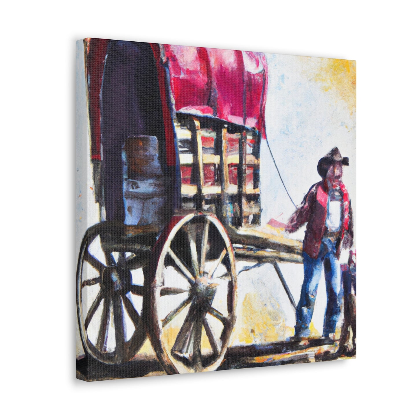 "Chuck Wagon Realism" - Canvas