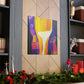 "Wine Glass Reflection" - Canvas