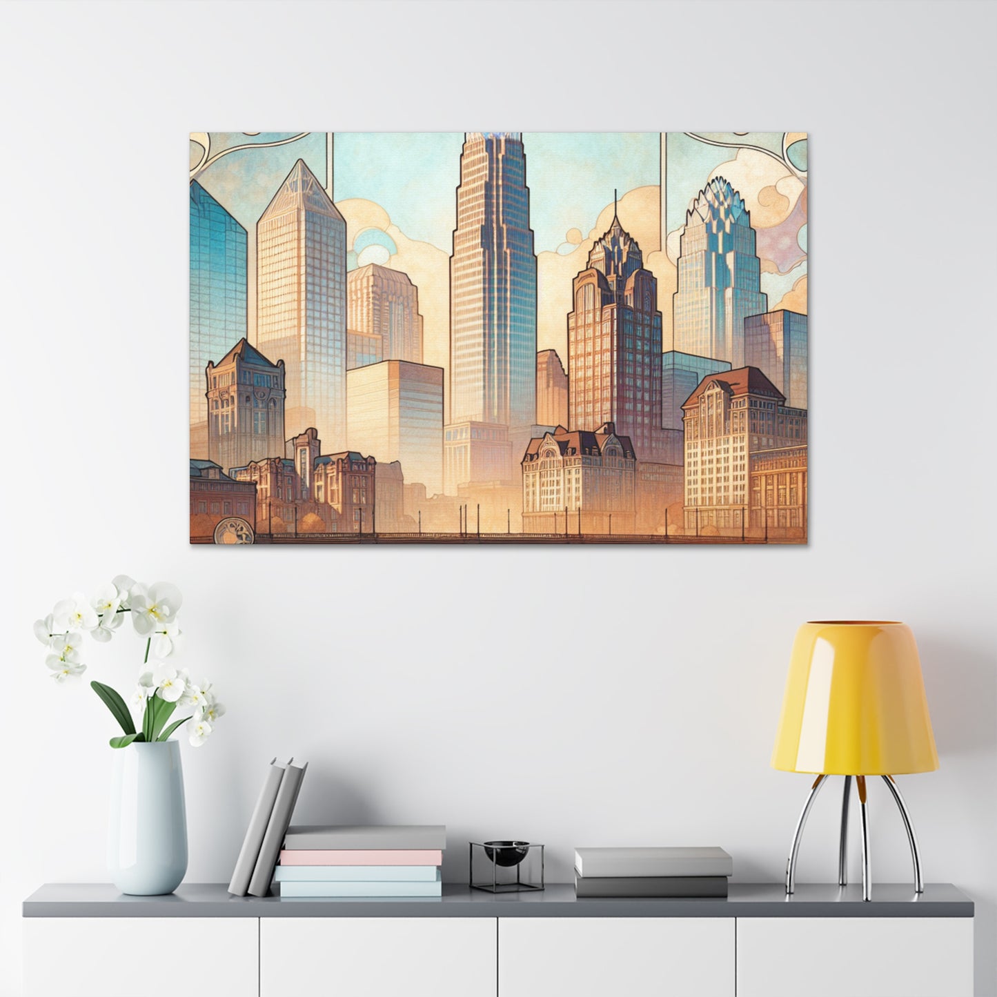 "Enchanting Charlotte Vignette" - Canvas