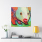 "Wombat in Expressionism" - Canvas