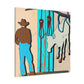 Hitching Post Majesty - Canvas