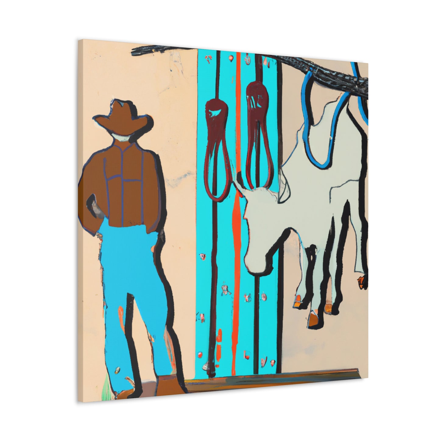 Hitching Post Majesty - Canvas