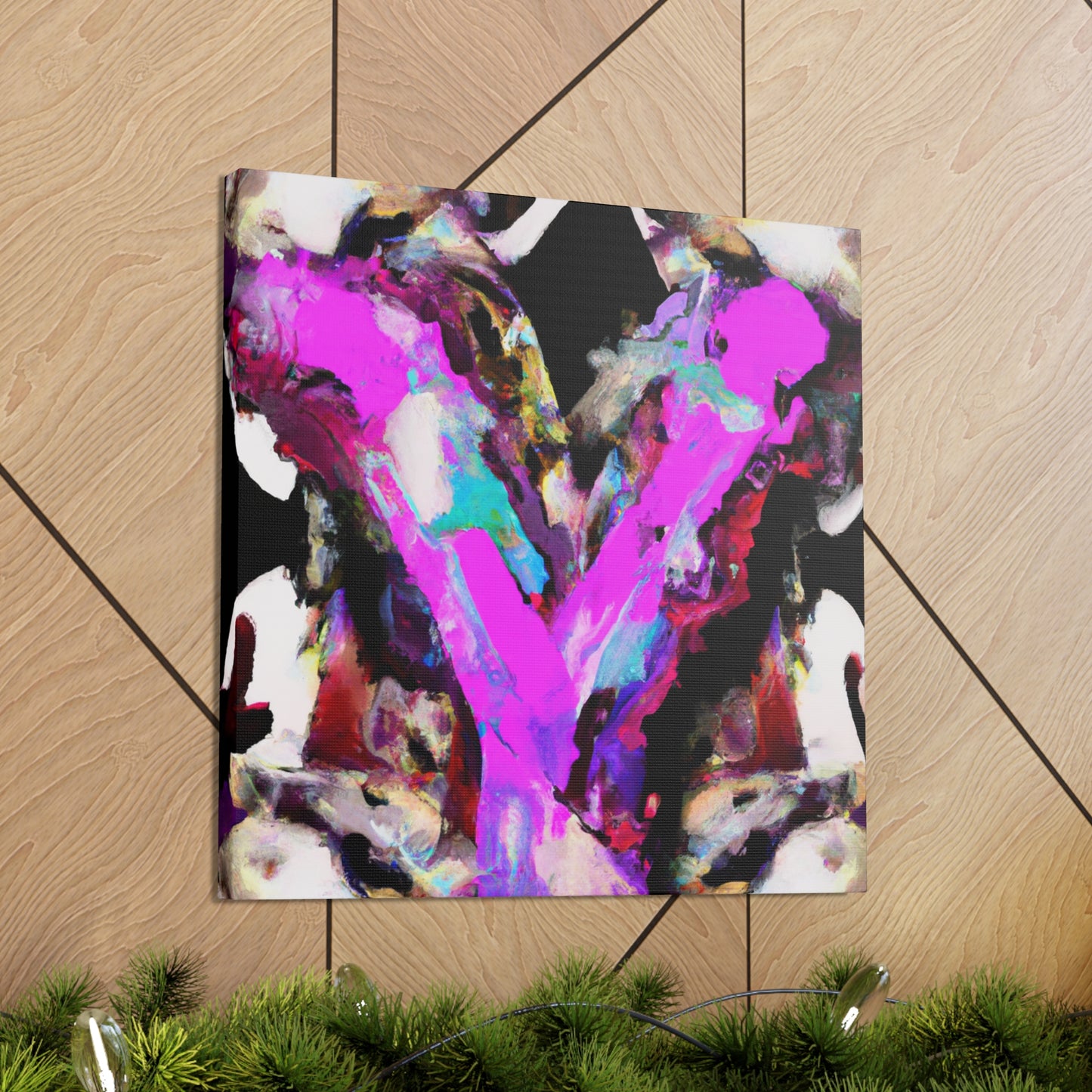 "Y in Abstract Forms" - Canvas