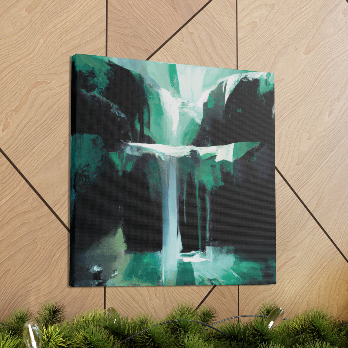 "Rushing Waterfall Beauty" - Canvas