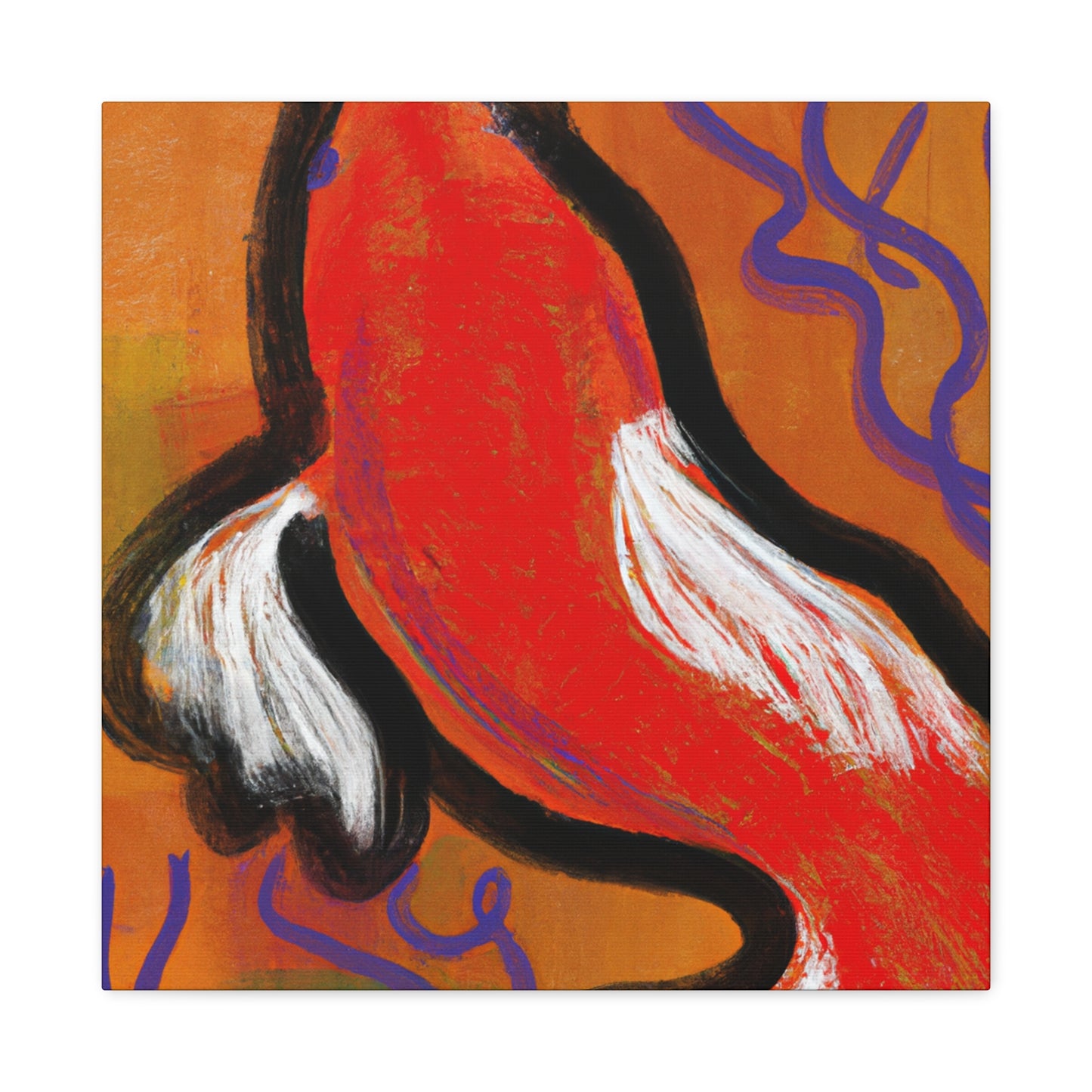 Goldfish in Abstraction - Canvas