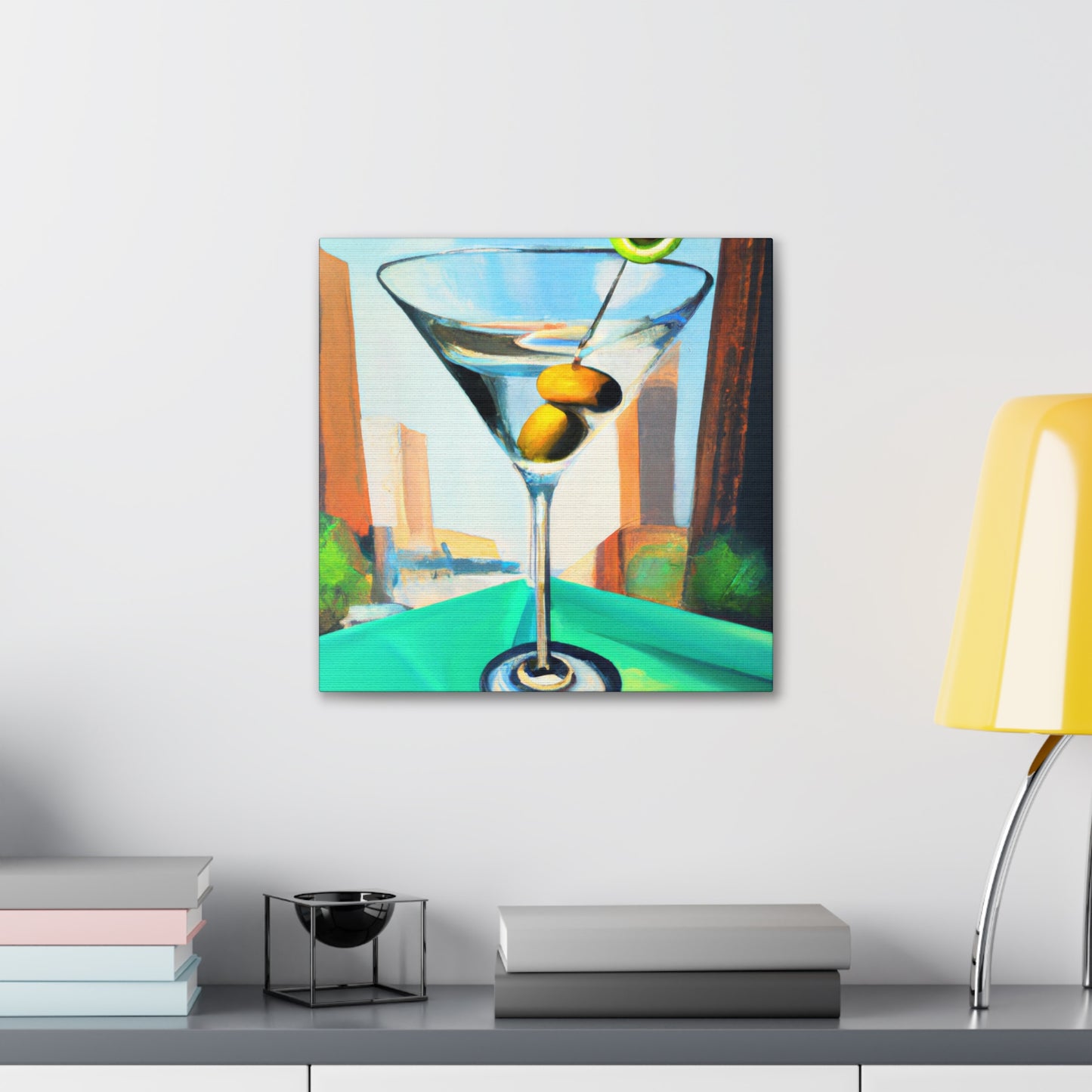 Martini Man Pop Party - Canvas