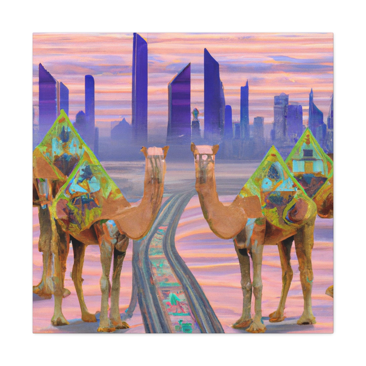 "Camel in Surrealism" - Canvas