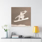 "Snow Boarding Rococo Style" - Canvas