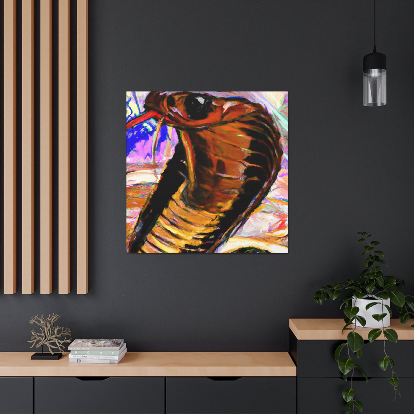 "King Cobra Surrealism" - Canvas