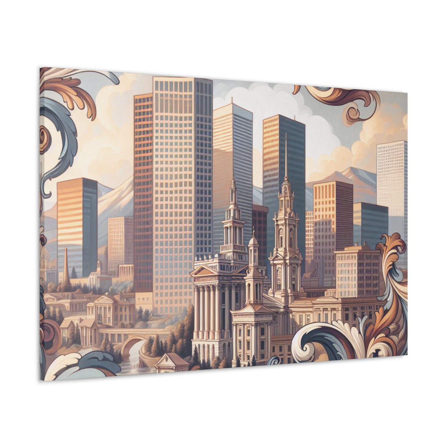 "Majestic Dreams of Denver" - Canvas