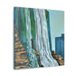 "Majestic Waterfall Dream" - Canvas