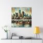 "Harbor Hues of Boston" - Canvas