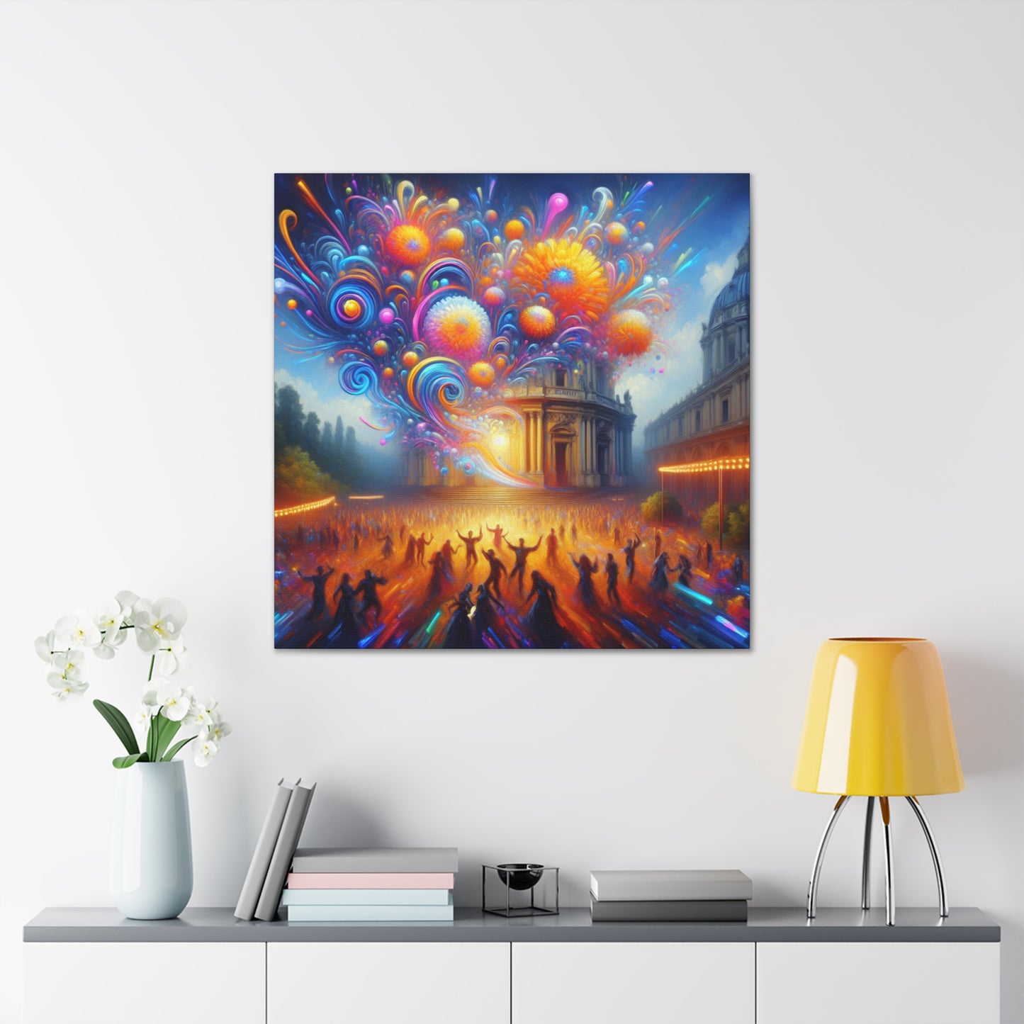 "Dancing Amidst Opulent Serenity" - Canvas