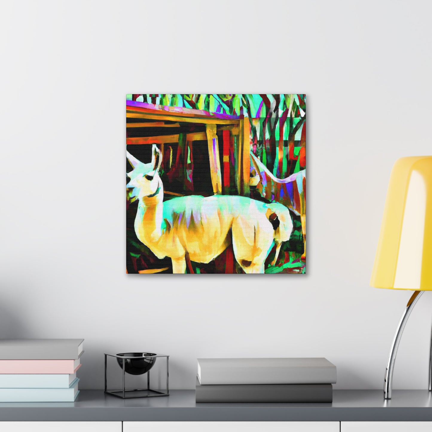 Llama's Lurid Liberation - Canvas