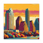 "Colorful Austin Skies" - Canvas