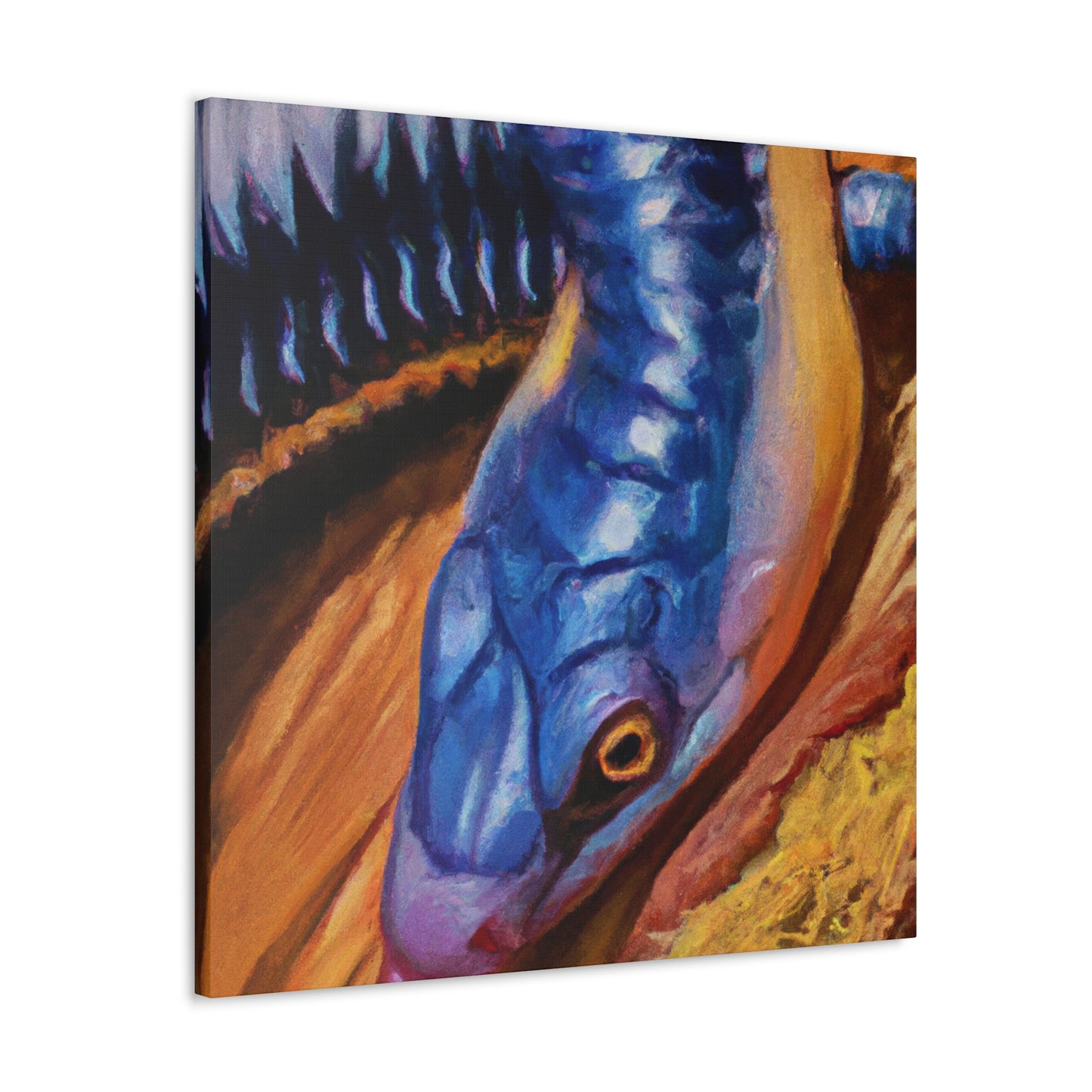 Blue Tongue Skinkess - Canvas