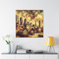 "Boston: Gilded Serenity Awakens" - Canvas