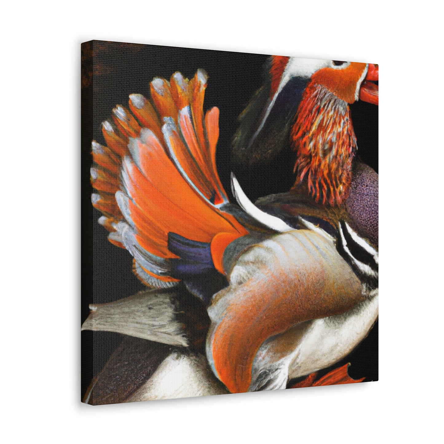 "Mandarin Duck at Dawn" - Canvas