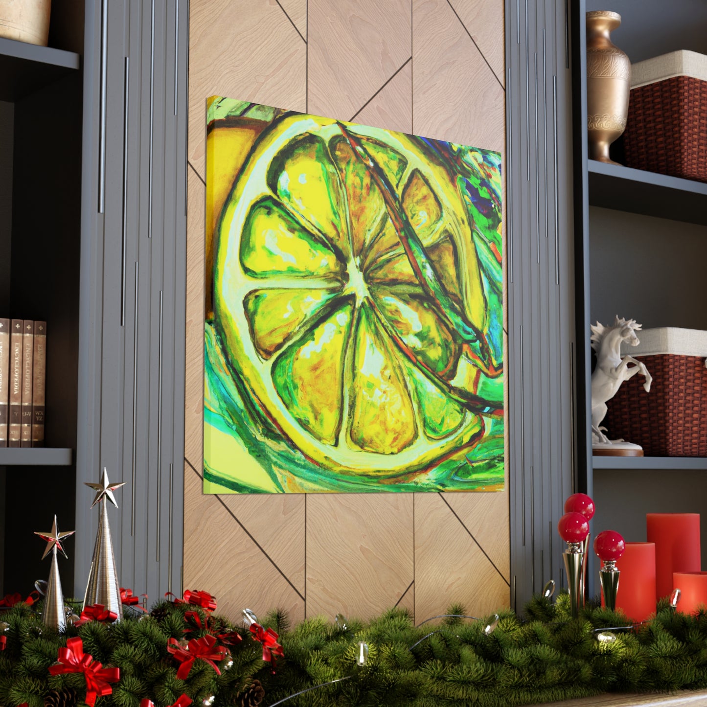 Lemon Impressionism Glows - Canvas