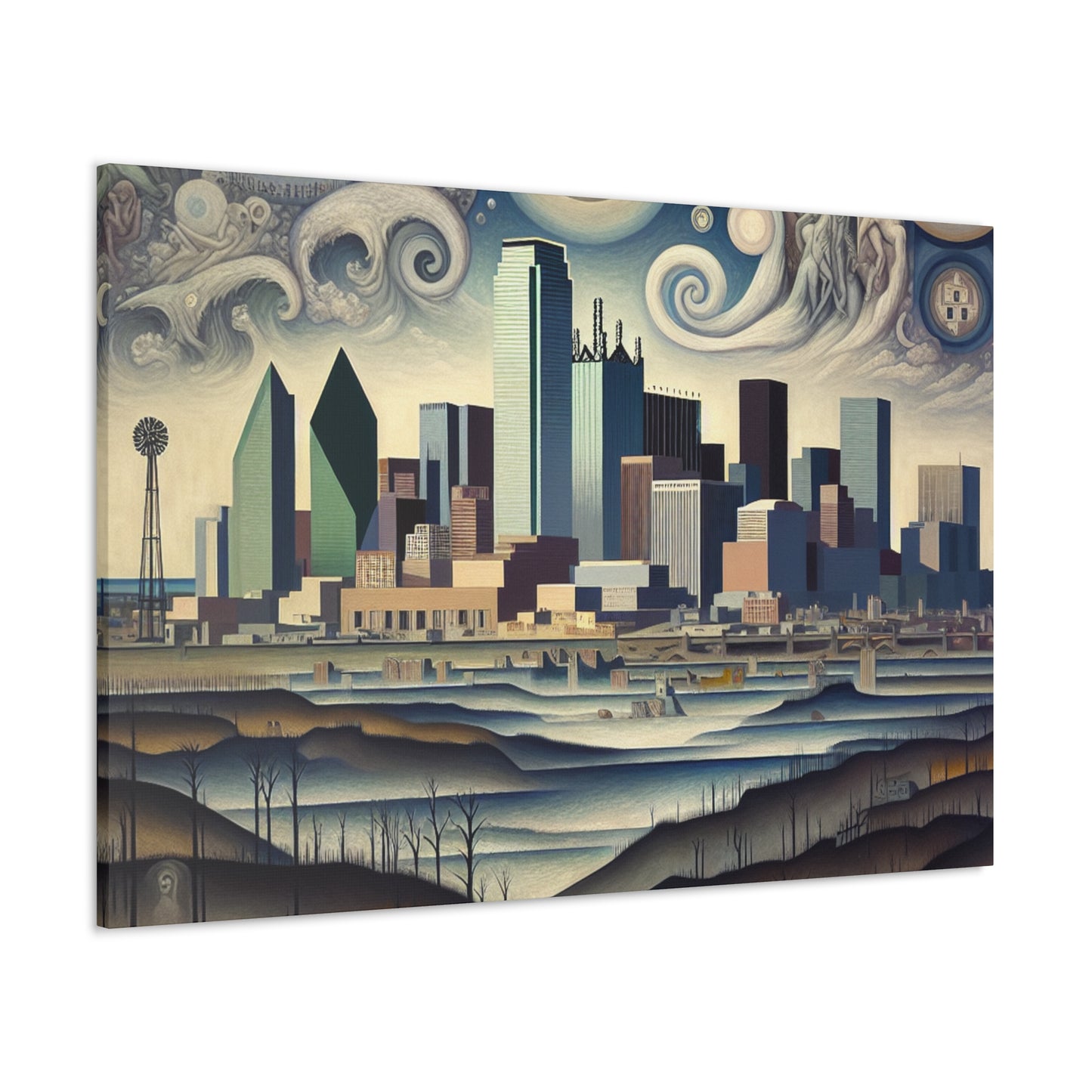 "Sunset Retreat in Dallas" - Canvas