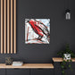 Red-winged Blackbird Abstraction - Canvas