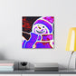 Snowman Pop Art Bliss - Canvas