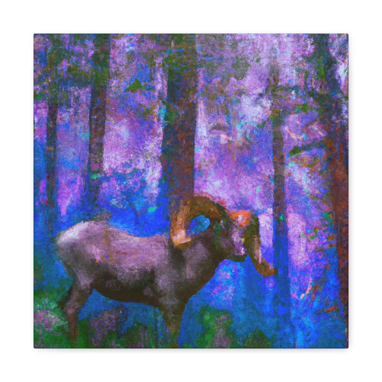 "Big Horn Impressionism" - Canvas